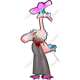 Sassy Flamingo Diva