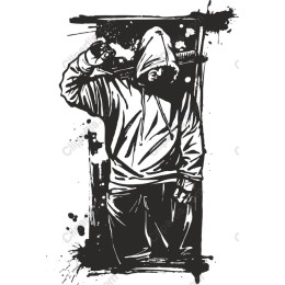 Urban Hooded Warrior