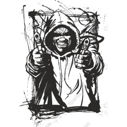 Urban Hooded Figure