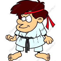 Playful Animated Martial Artist