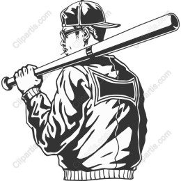 Confident Urban Sports with Baseball Bat