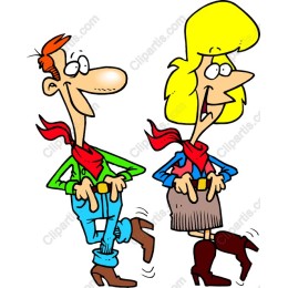 Playful Cowboy Couple