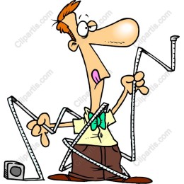 Quirky Measuring Tape Character