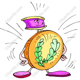 Cheerful Coin Character
