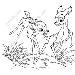 Playful Young Deer