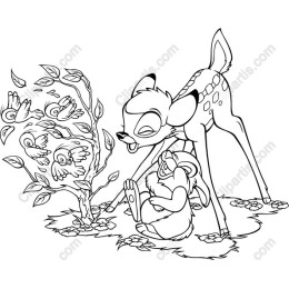 Charming Fawn and Bunny
