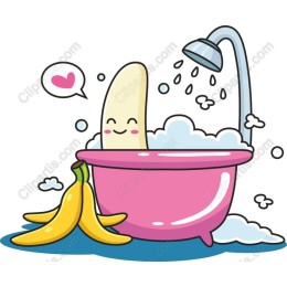 Bubbly Banana Bathtub