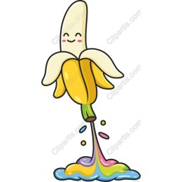 Cheerful Banana Splash