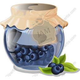 Blueberry Jam Jar
