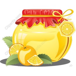 Lemon Jar with Citrus Elements