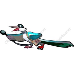 Whimsical Bird Messenger