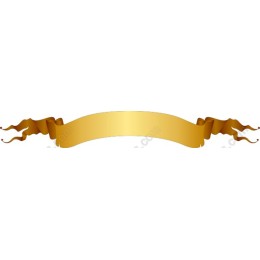 Elegant Golden Ribbon Banner