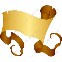 Elegant Golden Ribbon Banner