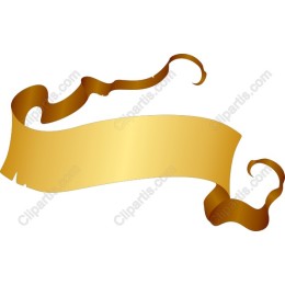 Elegant Golden Ribbon Banner