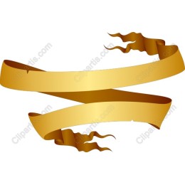 Elegant Golden Ribbon