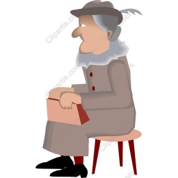Elderly Gentleman Sitting