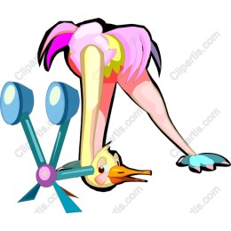 Upside Down Ostrich