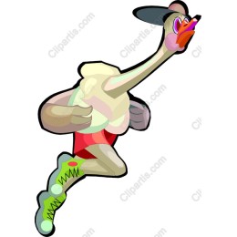 Whimsical Running Bird