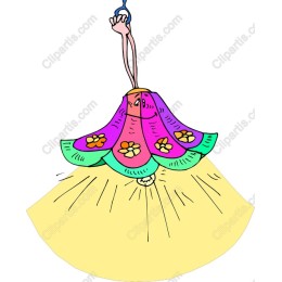 Whimsical Floral Hanging Lamp