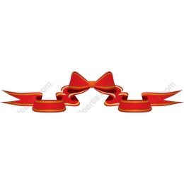 Elegant Red Ribbon and Bow
