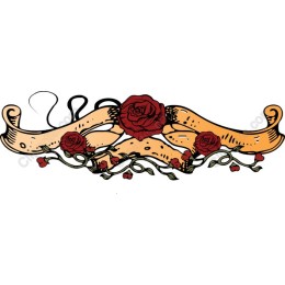 Vintage Floral Banner