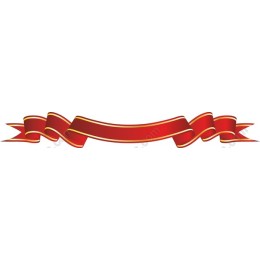 Elegant Red Decorative Ribbon