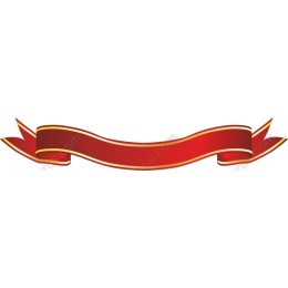 Elegant Red Ribbon Banner