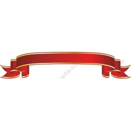 Elegant Red Ribbon Banner