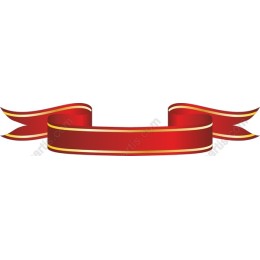 Elegant Red Ribbon Banner