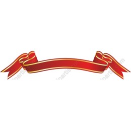 Premium Red Ribbon Banner