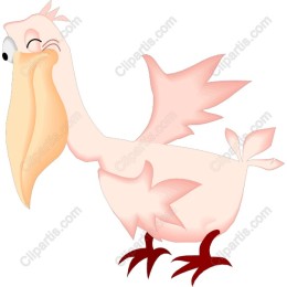 Cheerful Cartoon Pelican