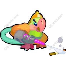 Whimsical Parrot
