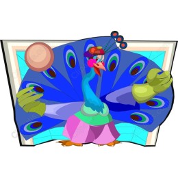 Vibrant Peacock