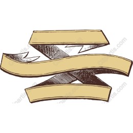 Vintage Hand-Drawn Ribbon