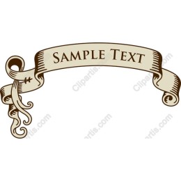 Elegant Vintage Ribbon Banner