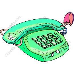 Whimsical Retro Telephone