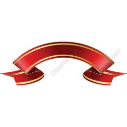 Elegant Red Ribbon Banner