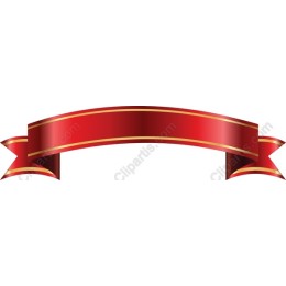 Elegant Red Ribbon Banner