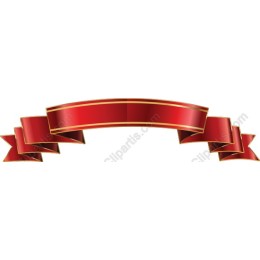 Elegant Red Ribbon Banner