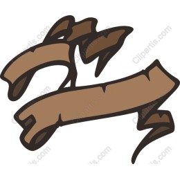 Vintage Brown Ribbon
