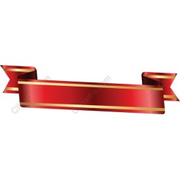 Elegant Red Ribbon Banner