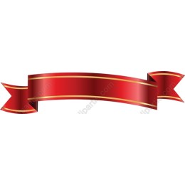 Elegant Red Ribbon Banner