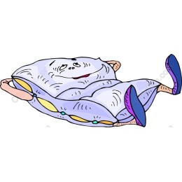 Lazy Pillow Character