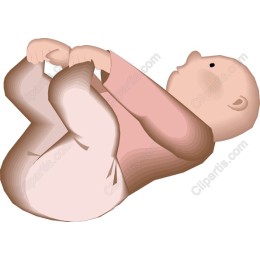 Curled-Up Baby