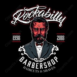 Rockabilly Barbershop Logo