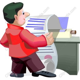 Cheerful Office Worker