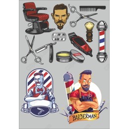 Exclusive Barber Clipart Bundle