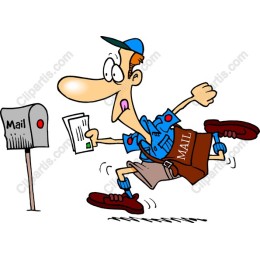 Cheerful Mail Carrier
