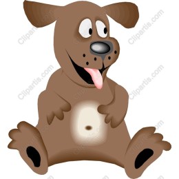 Playful Cartoon Dog