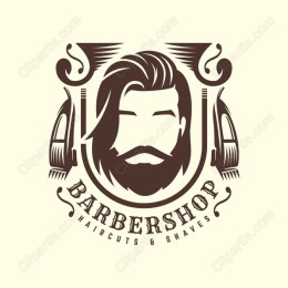 Barbershop Logo - Haircuts & Shaves